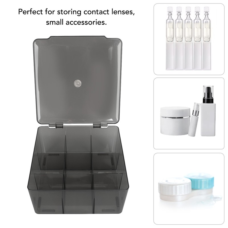 Flip Grids Storage Box Large Capacity Dustproof Easy Access Skincare