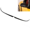 2pcs Side Rearview Mirror Trim ABS Carbon Fiber Color Wing