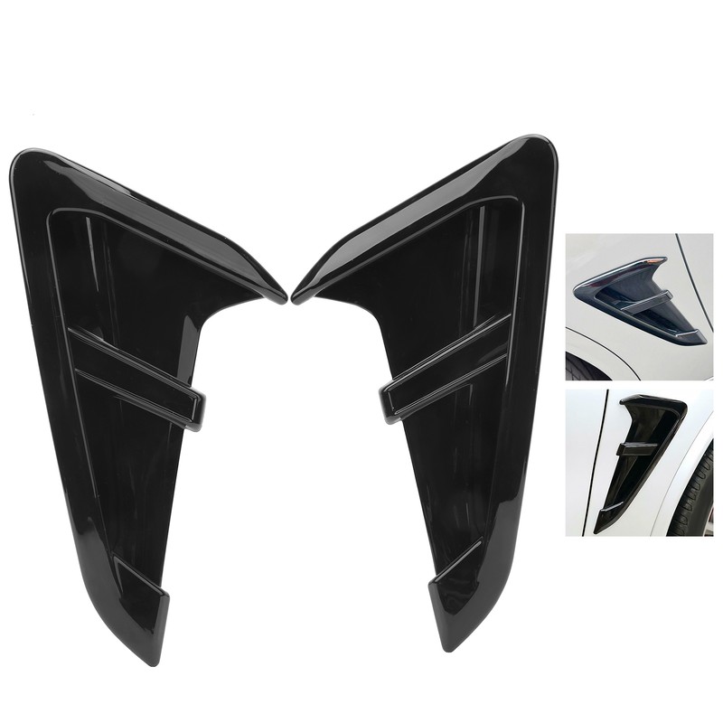 2pcs Car Side Fender Air Vents Grille Trim Fit for