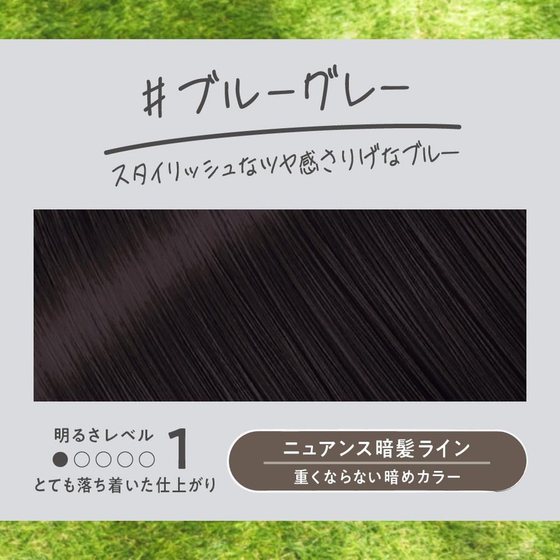 Liese Kao Bubble Hair Color - Blue Gray for Black