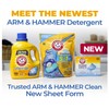 Arm & Hammer Power Sheets Laundry Detergent, Fresh Linen 50Ct,