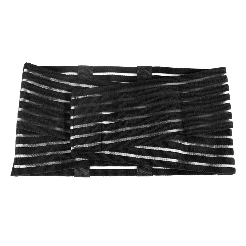 OTC Lumbosacral Support, 7-inch Lower Back, Lightweight Compression, Elastic, Black,