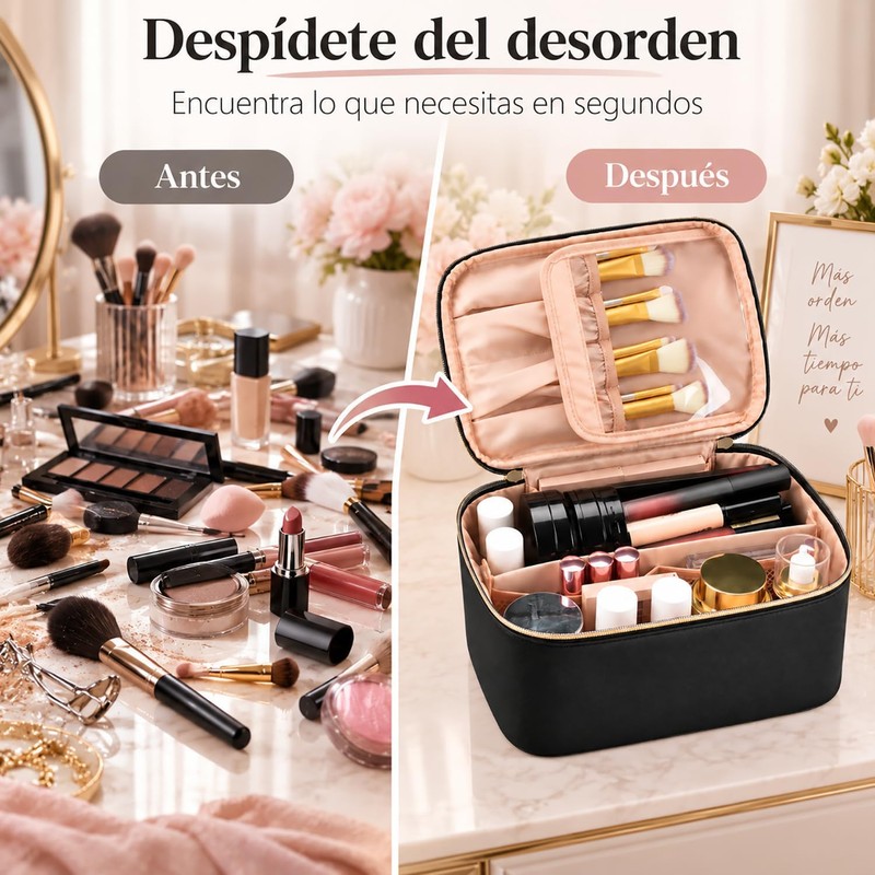 Neceser de Viaje de Gran, Bolsa Cosmetiquera Impermeable