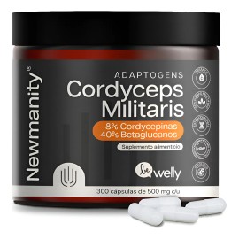 Cordyceps Militaris Newmanity 300 Caps Sin Sabor                                                                                                      