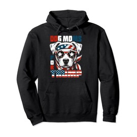 dog moms for trump 2024 dogs republicans elections president Pullover Hoodie