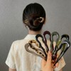 Lumiere hairpin U-shaped wavy bun hair, 1 piece, black / 루미에 헤어비녀 U자형 웨이브 올림머리, 1개, 블랙
