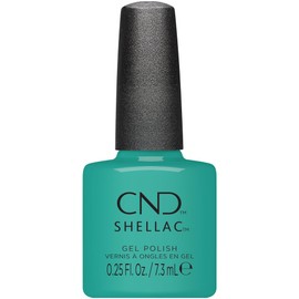 CND CND Shellac Gel Nail Polish, Long-lasting Nail Paint Color with Curve-hugging Brush, 396 Oceanside, 0.25 Fl Oz