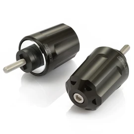 Daytona 99837 Motorcycle Bar Ends, Billet Aluminum, Honda, M6 Type Heavyweight Revolver, Black, CB1300SF, Rebel 1100/250R, CT125, etc