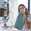 MICROFI Microfiber Waffle Hand Towels, 4 Pieces, Soft, Absorbent, Fast