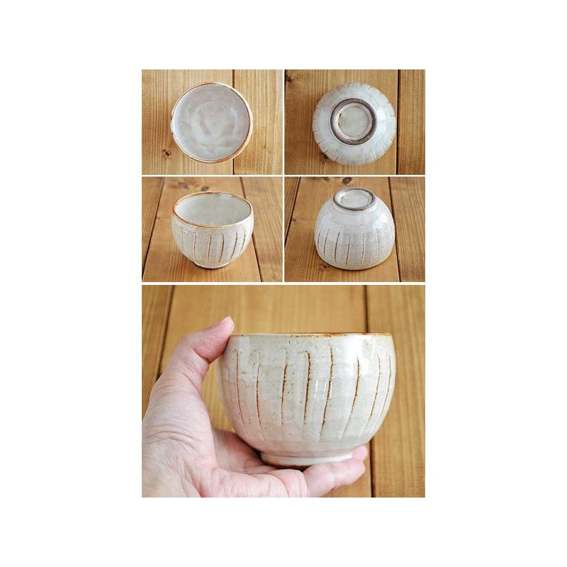 Tableware East km-B1-1007-002 Loose Bowl of Handmade Earth, Kurokyun Kiln