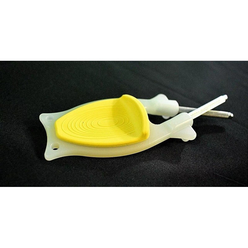 Block sharpener Glow in the dark-Outdoorsm - Plastic, Glow Blue