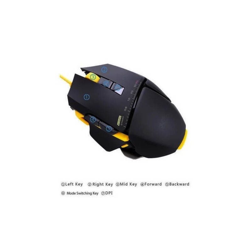 James Donkey 325S Gaming Mice USB Wired Mouse with Adjustable