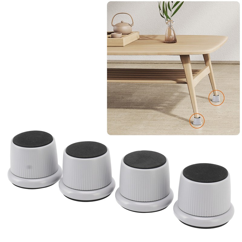 4Pcs Height Adjustable Furniture Riser Wear Resistant Non Slip Furniture