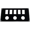 Yamaha Rhino Dash Center 5 switch BLACK Alum Cover Plate