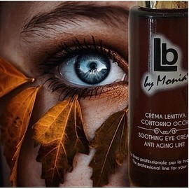 LB BY MONIA Augenumrandung, beruhigend, Anti-Aging, 30 ml, hergestellt in Italien (weiß für Damen, schwarz, Herren)