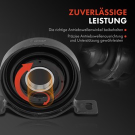 Frankberg Drive Shaft Support Bearing with Ball Bearing Compatible with X5 E53 3.0d 3.0i 4.4i 4.6is 4.8is 2.9L 3.0L 4.4L 4.6L 4.8L 2000-2006 Replace# 26121229726