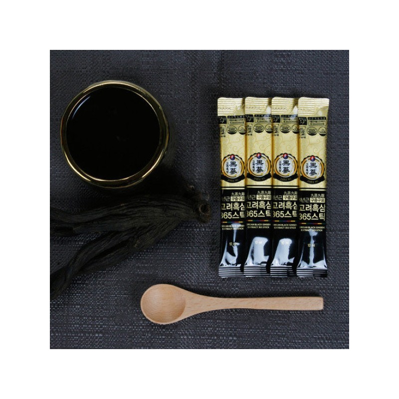 Jeongwonsam 정원삼 6년근 구증구포 고려흑삼 365스틱(10ml x 30포) Jeongwon Sam