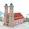 MOKIO® Pop-Up Card - Munich Frauenkirche - 3D Birthday Card