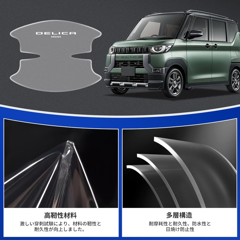 LUTU Door Handle Protector Parts for Delica Mini Release May
