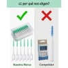 200 Cepillos Interdentales, Cepillos Interdentales Gum, Limpieza Dental Profunda, Para