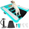TONKOUM Inflatable Dog Water Ramp Floating Dock - 200LBS Capacity