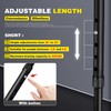 BigAlex Folding Walking Cane with LED Light,Pivoting Quad Base,Adjustable Walking