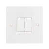 2-Way Double White Light Switch