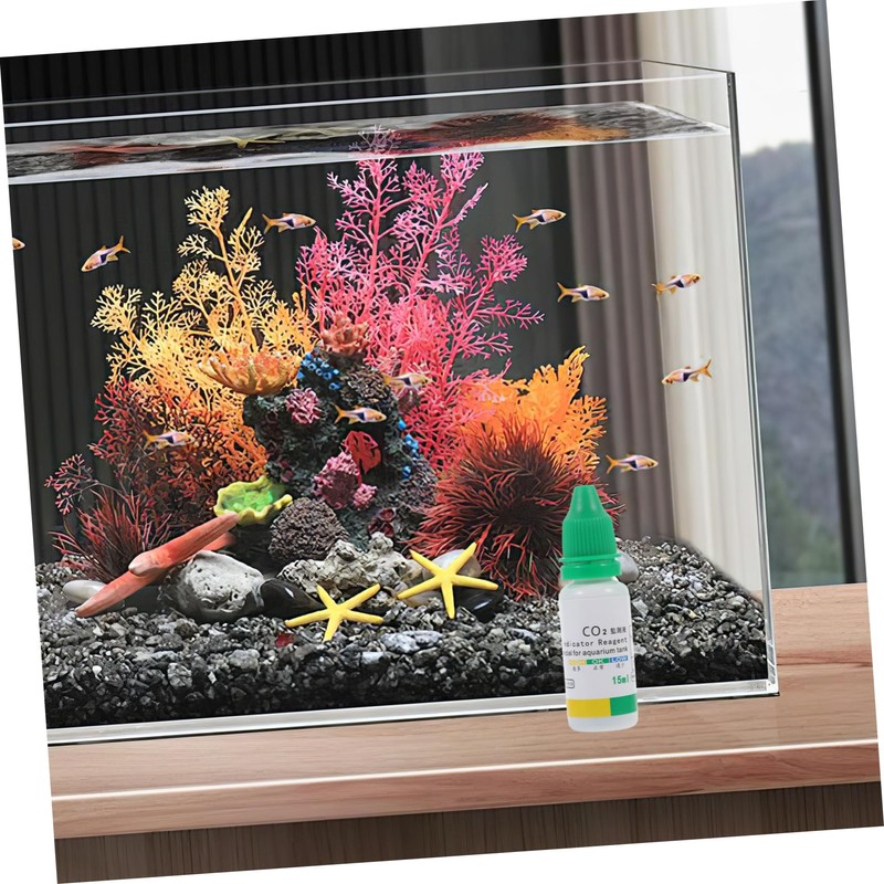 WOONEKY Aquarium Water Tester Co2 Testing Kit Fish Tank Co2