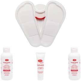 Mosadal Professional Foot Care Set of 4 with 2x Mosadal Lotion 250 ml, 1x Mosadal Cream Hydratante with Urea, 1x Mosadal Foot Tub