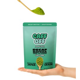 Decaf Mint Matcha Green Tea Powder From Japan – 1.06 oz / 30 g – With Mint Adaptogen- Ceremonial Grade & Sugar-Free – No Fillers or Milk Powders – Naturally Decaffeinated Without Chemicals – Tested for Heavy Metals – First Harvest, Shade-Grown & Caffeine-Free Matcha Powder