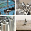 Leliafleury 30Pcs Butterfly Wing Nut M6 Stainless Steel Wing Nuts