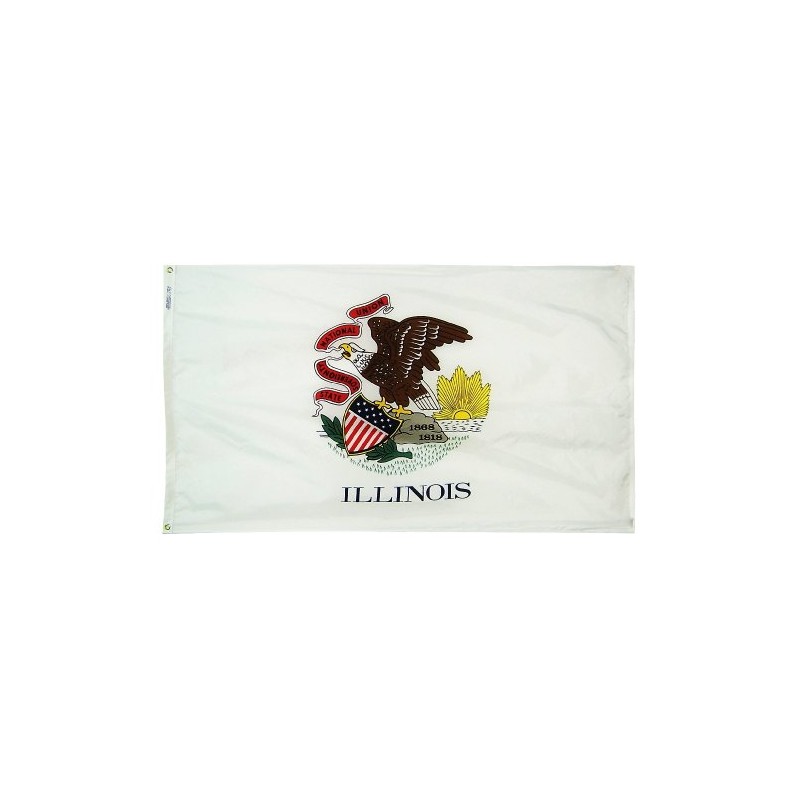Illinois State Flag Nylon 3 ft. x 5 ft.