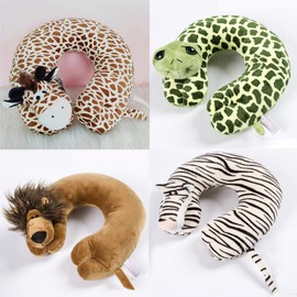 champracer Neck Pillow Animals for Adults, Travel Pillow Animal Adults, Travel Pillow Animals, Cartoon Animal U-Shaped Pillow, Office Nap Pillow, Creative Car Pillow Neck Pillow (Giraffe)
