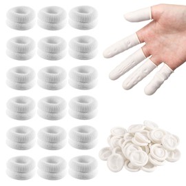 Eophmi Finger Bandages Tubular Set Latex Finger Cots Fingers Bandage Thumb Bandage for Wound Support and Protection (48pcs)