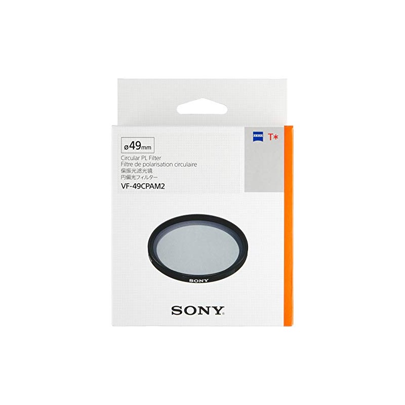 Sony VF-49CPAM2 Multi-Coated Protective Filter, Polarising Filter 49 mm
