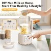 Flelano 55oz Nut Milk Maker, 10 in 1 Automatic Nut