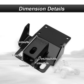 ROMELACK Trailer Hitch Heavy Steel Compatible with Kawasaki Mule SX 600 610 2005-2025