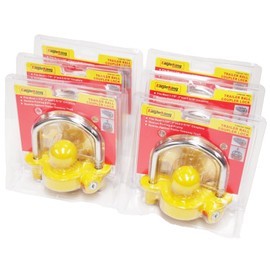 EAGLE KING PRODUCTS Lot of (6) keyed Alike Universal Tow Trailer Coupler Lock fits 1-7/8" 2" 2-5/16" TBCL-24PK
