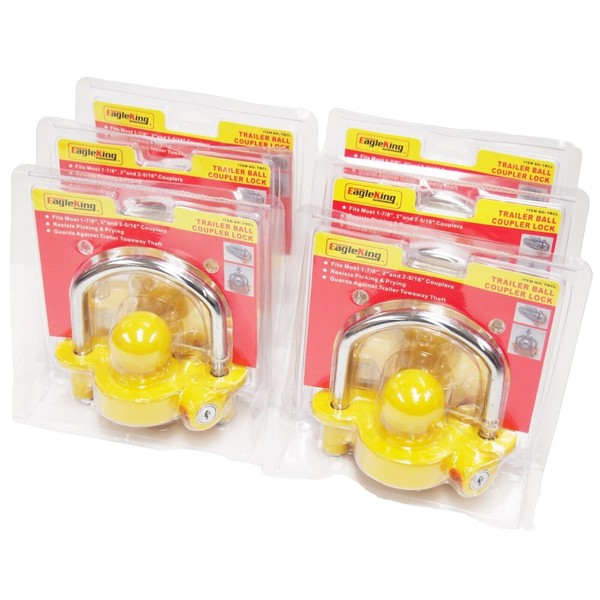 EAGLE KING PRODUCTS Lot of (6) keyed Alike Universal Tow