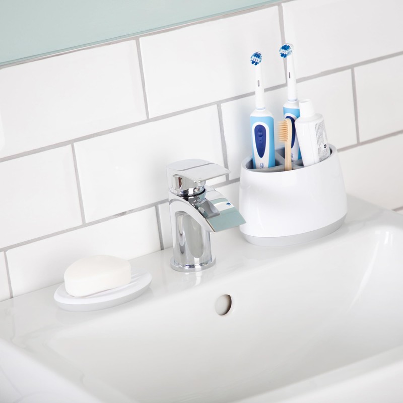 Minky Bathroom Soap Dish, Hand Soap Dish With Raised Ridges,