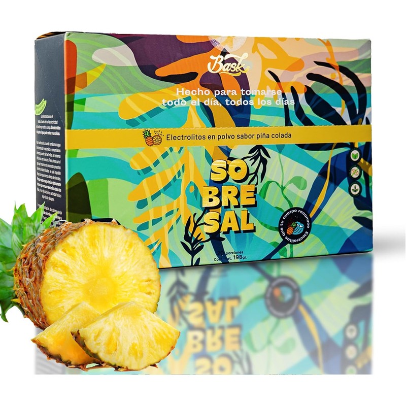 Electrolitos en Polvo con Sabor Bask Caja de 20 Sobres