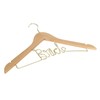 Wedding Hanger Anti Slip Wooden Clothes Hanger Iron Clothing Hanger