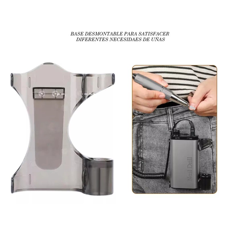 Obp Pulidor Drill Recargable Para Uñas Portátil 35000 Rpm