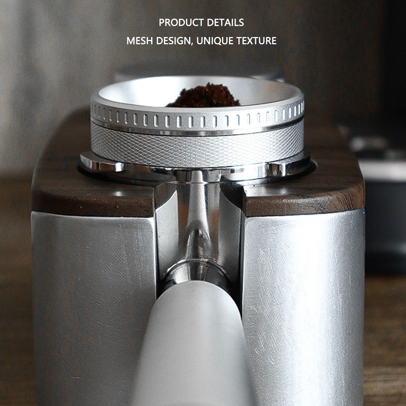 Moka Pot Dosing Funnel Aluminum Alloy Magnetic Even Distribution Prevents