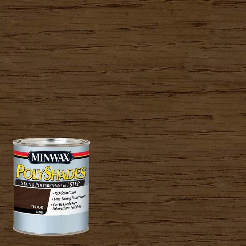 Minwax 61460444 PolyShades - Stain & Polyurethane in 1 Step,