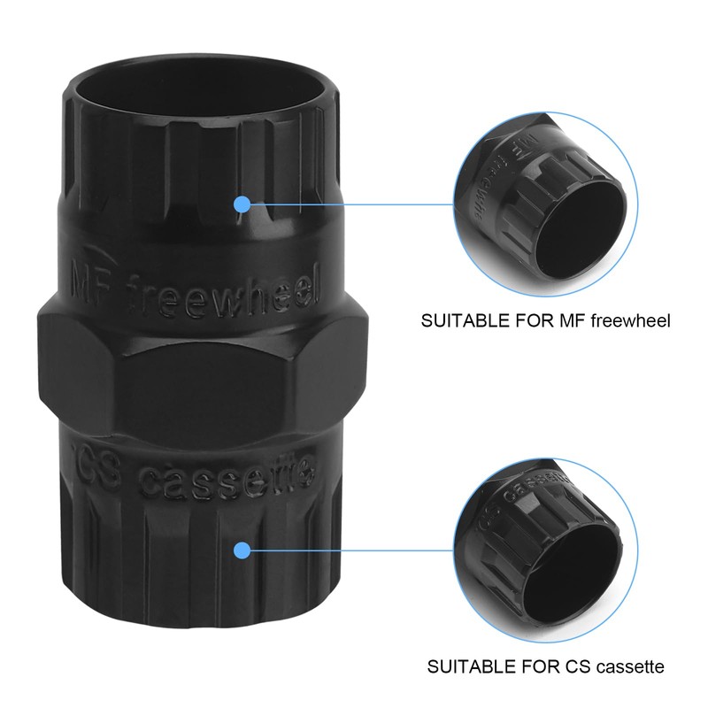 APOMOONS 2-in-1 Sprocket Puller, Centerlock Tool for Threaded Freewheel and
