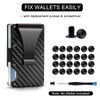 NICENEEDED Wallet Replacement Screws Kit, Black DIY Wallet Screw Repair