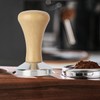Coffee Tamper, Stainless Steel Espresso Coffee Bean Press Base Espresso