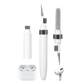 AHERO 4 in 1 Cleaner Kit for AirPods, Cleaning Pen for Earphones, Cleaning Tool for Charging Case and Headphones (Black)