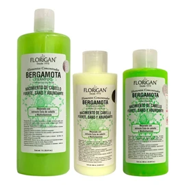 Bergamota Kit Shampoo, Acondicionador Y Gel Florigan